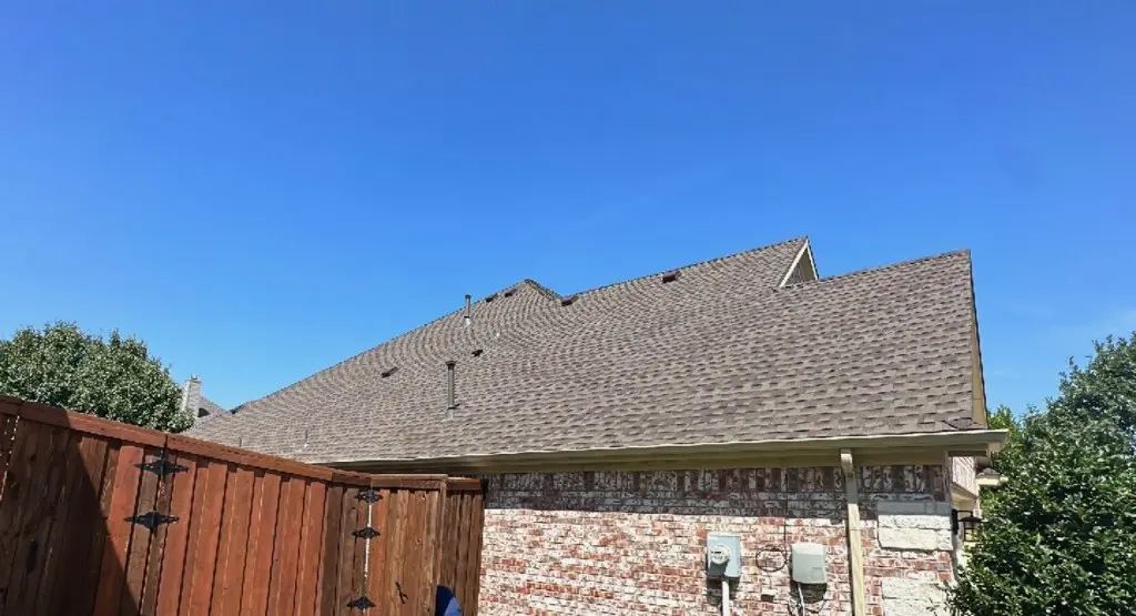 Completed roof replacement project in Nolanville